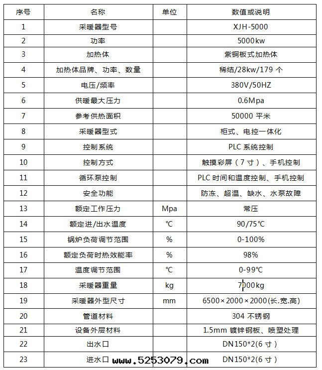5000千(qiān)瓦(wǎ)紫铜(tóng)闆式電(diàn)鍋(guō)炉産品介紹