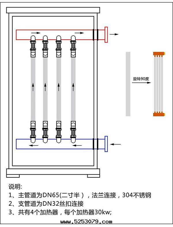 120kw紫铜(tóng)闆式電(diàn)鍋(guō)炉