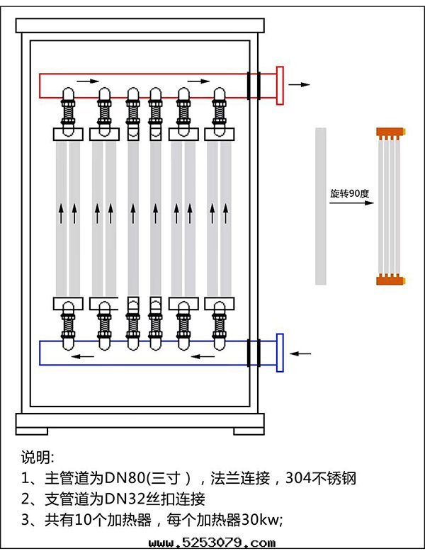 300kw紫铜(tóng)闆式電(diàn)鍋(guō)爐
